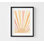«Minimalist Pastel Sunrise Art - Boho Sun Ray», reproduction murale