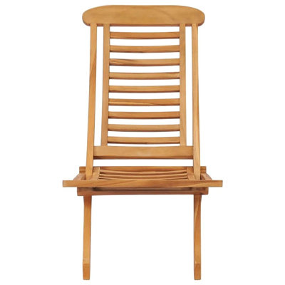 Folding Patio Dining Armchair with Cushion