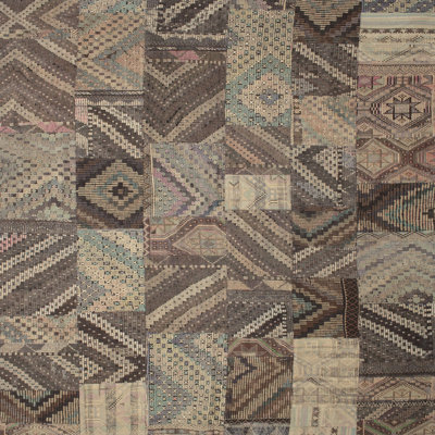Tapis contemporain gris