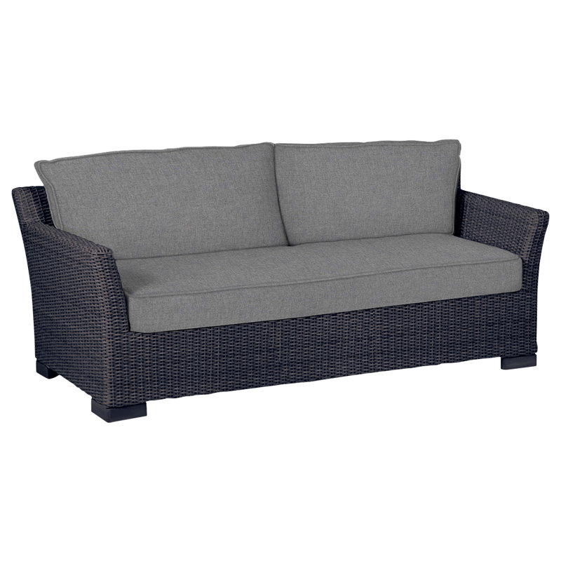 Club Woven Sofa - Black Walnut, Black Walnut, Welt, Verona Mist