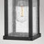 Trevett Matte Black 45.7cm H Clear Glass Outdoor Wall Lantern