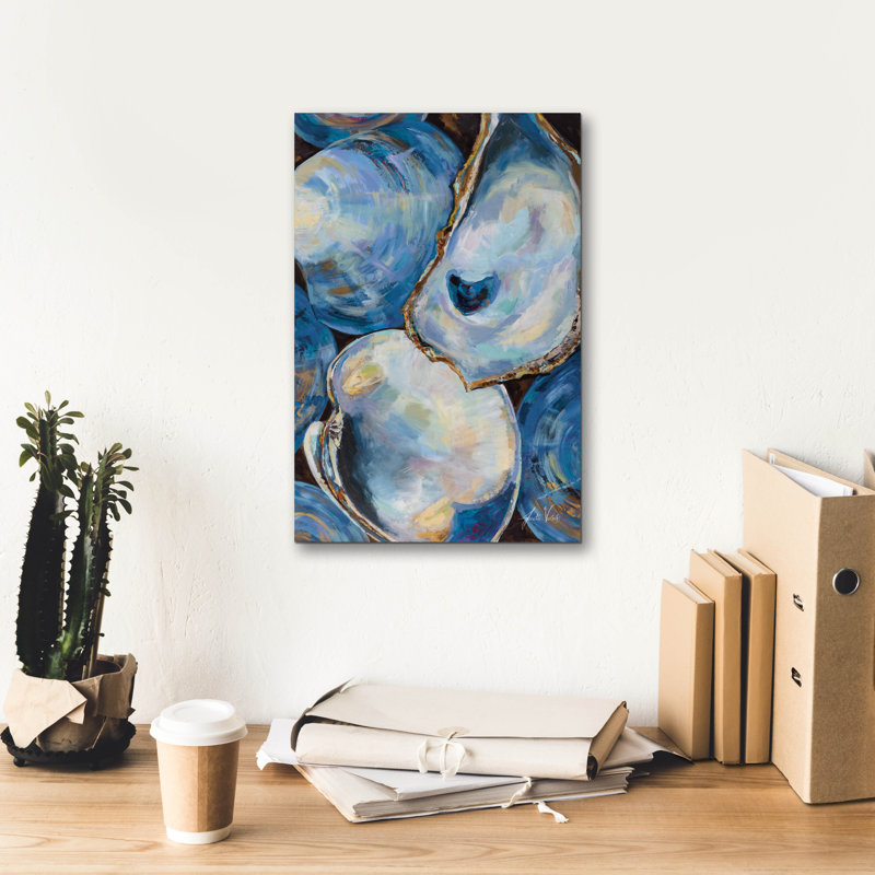 Art mural sur toile Beachcrest Home ™ «Matununk Shells Light» par Jeanette Vertentes, H 18 po x l 12 po x P 0,75 po