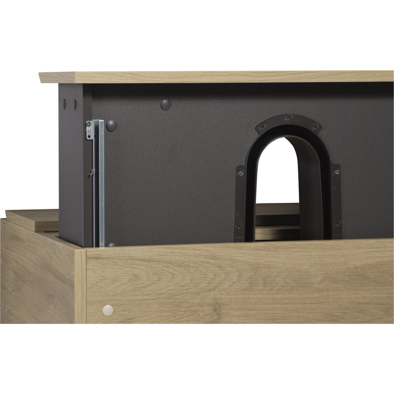 Meuble-lavabo flottant avec lavabo, conception murale pour une décoration de salle de bain moderne et peu encombrante., Chêne