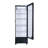 23 in. One Glass Door Commercial Display Merchandiser Refrigerator Cooler in Black, 10 cu. ft.