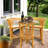 Velasquez 3 Piece Teak Bistro Set