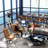 Elegant High-Back Reception Chair with Fabric Upholstery Adjustable Swivel Base Modern Design for Office Waiting Rooms and Reception Areas-107820876