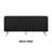 NTC Veil Sideboard Drawers Buffet Cabinet with Groove Design and Metal Legs, Storage Cabinet for Living Room, Dining Room, and Entryway, Effortless Assembly-440008646-453386500