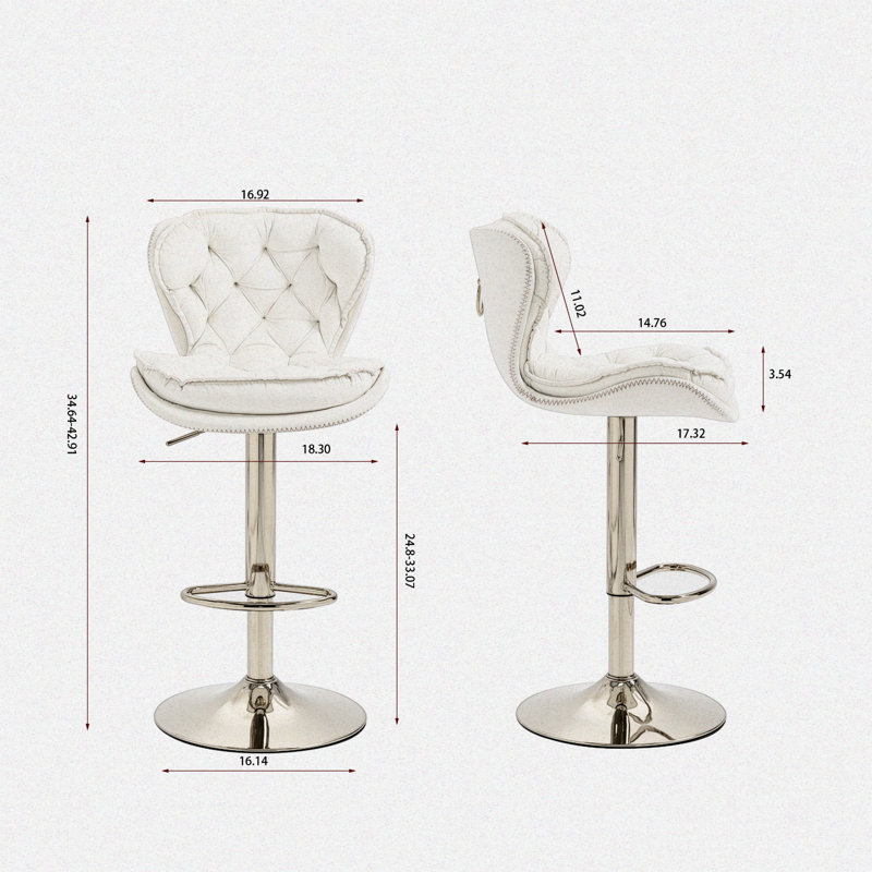 Tabouret Kaidu, Crème