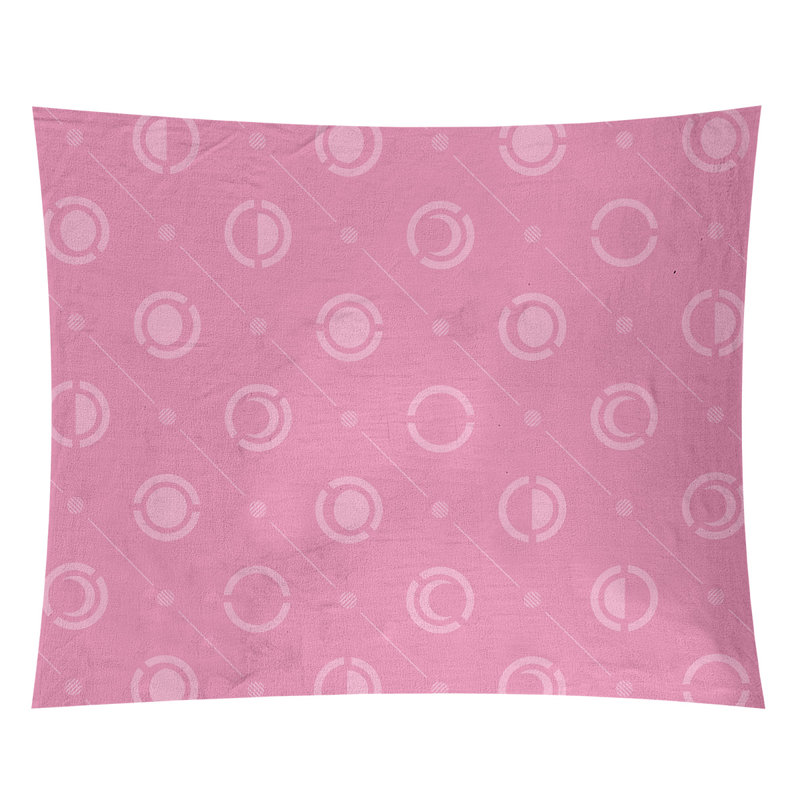 Tapisserie, H 68 po x l 80 po, Rose foncé