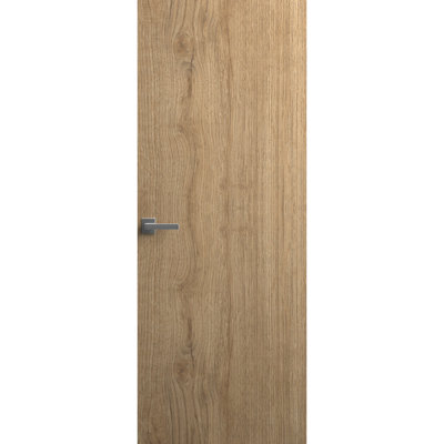 Invisible Solid Hidden Door With Handle | Planum 0010 With Black Hidden Frame Black Frame | Concealed Hinges Lock Handle | Modern Frameless Doors