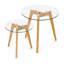 Ensemble de deux tables gigognes modernes Ely-2076524276