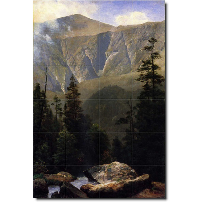 Carreau de céramique 48 po x 72 po 12 po x 12 po, Paysage 475