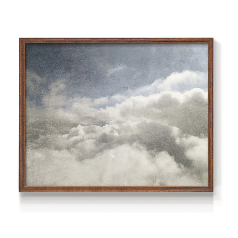 «From Above I», reproduction encadrée, H 16 po x l 20 po, Noyer