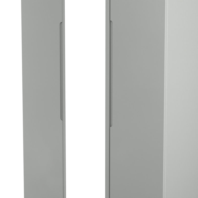 Bisma Manufactured Wood Wardrobe, Dusk Grey