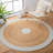 Marion Hand Woven Jute/Wool/Cotton Rug in Natural-1831786039