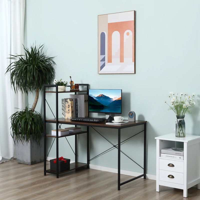 Metal Base Computer Desk