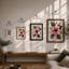 Hibiscus Study Botanical - Framed Print-658615027-658615026