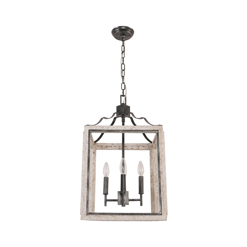Lampe géométrique Dopico, Beige