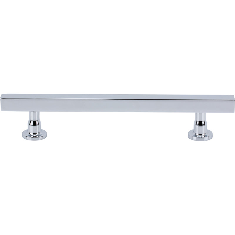 Dante Bar Pull, 5 1/16", Satin Brass