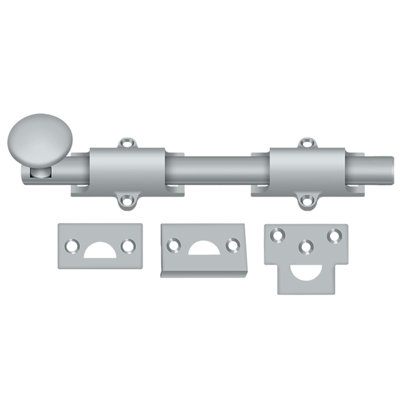 Deltana 8SB5 8" Surface Bolt; Heavy Duty; Antique Brass Finish