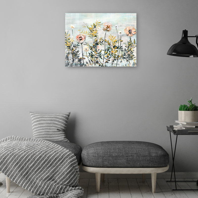 "Jardin du matin" par Studio Arts, reproduction d'art sur toile, Toile tendue, H 11 po x l 14 po x P 1,5 po