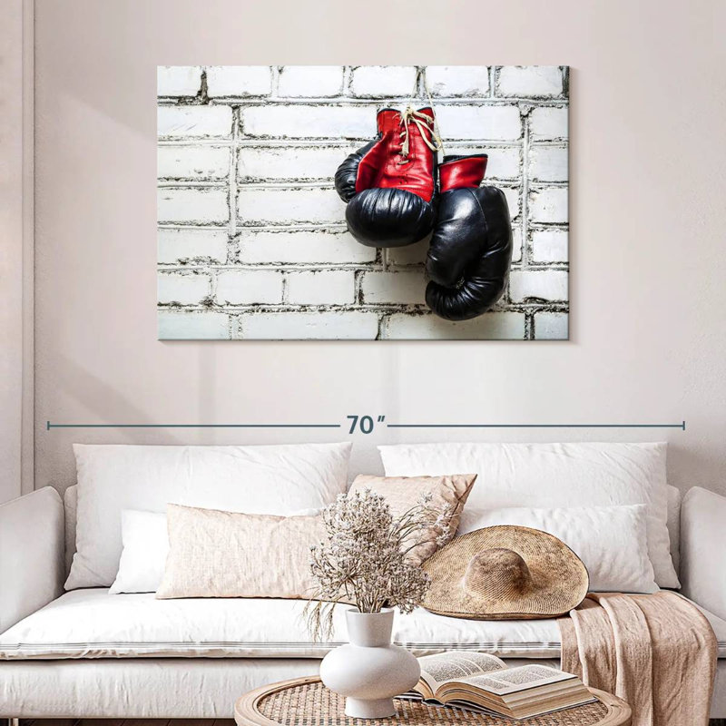 Gants de boxe Sireci, H 30 po x l 45 po