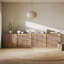 Buffet modulaire cannelé à 3 tiroirs, brun clair-1680632986