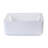 EAGO 15 " Ceramic Square Bathroom Sink and Overflow Hole