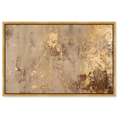 Gilded Dust Canvas by Art Remedy