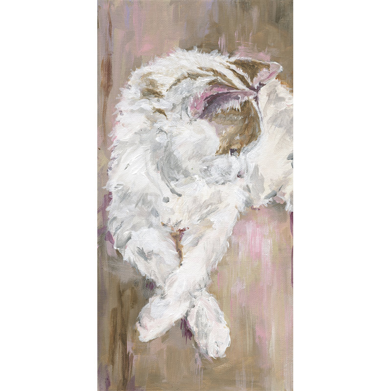 «Bashful» par Susan Pepe, reproduction d'art, H 36 po x l 18 po, Toile tendue
