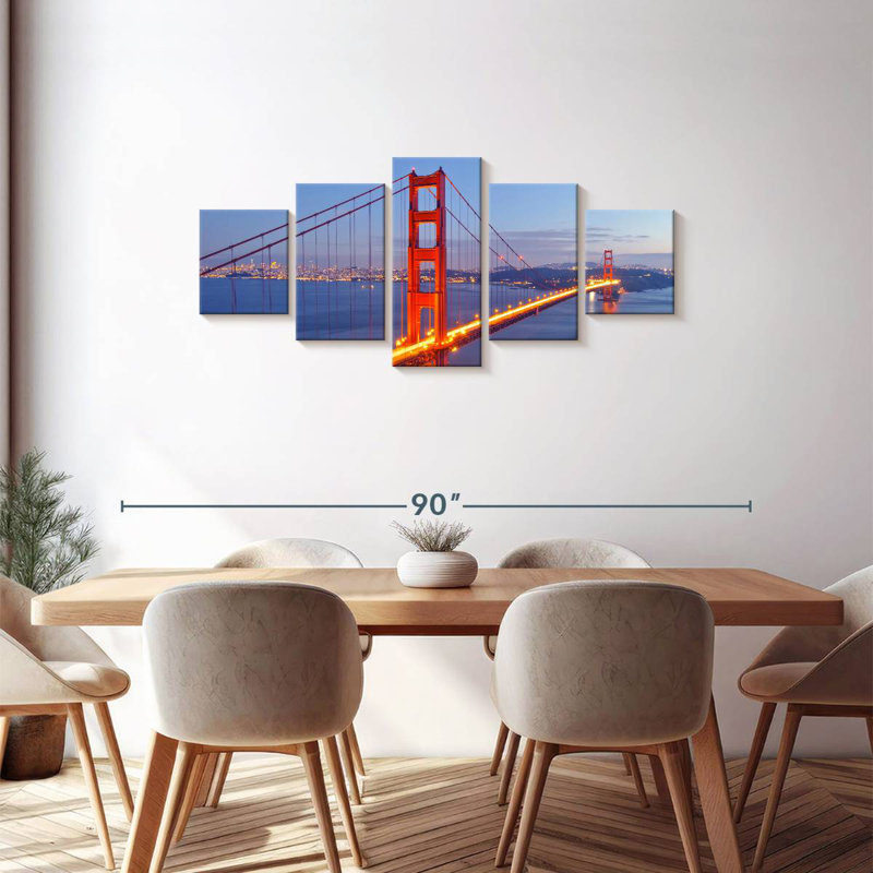 Porte, pont, paysage marin