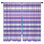 Rideaux de fenêtre mauve à motif de voilage transparent et obscurcissant - 2 panneaux