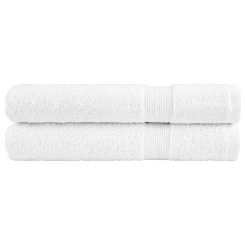 Rhylee 100% Cotton Sauna Towel, White, 80 x 200cm