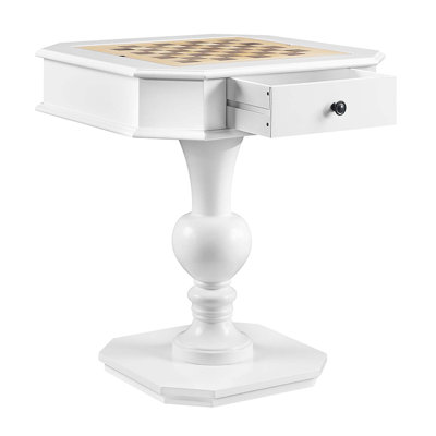Galini Game Table, White