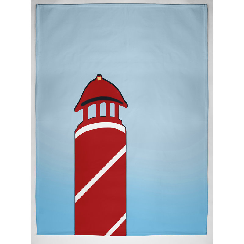 Harwyn Plain Weave / Muslin Throw Blanket, Red