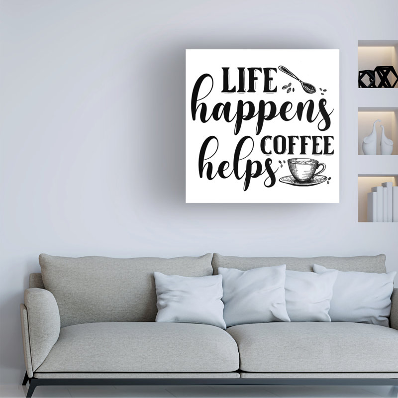 «Yamuna Jean Plout Coffee», art sur toile, H 14 po x l 14 po x P 2 po