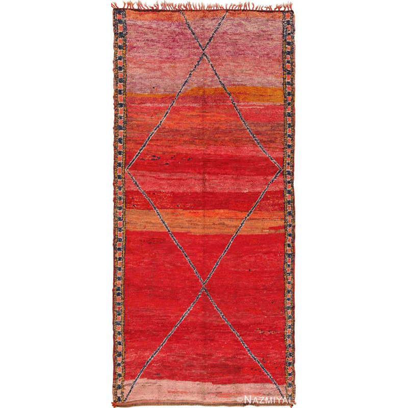 Moroccan One-of-a-Kind Runner 5'8" X 12' Area Rug