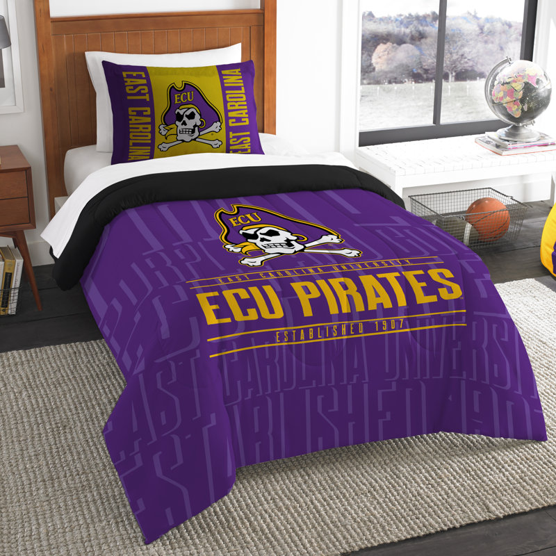 Ensemble d’confort pour lit simple 2 pièces ncaa, East Carolina