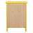 Yellow Casual Nightstand