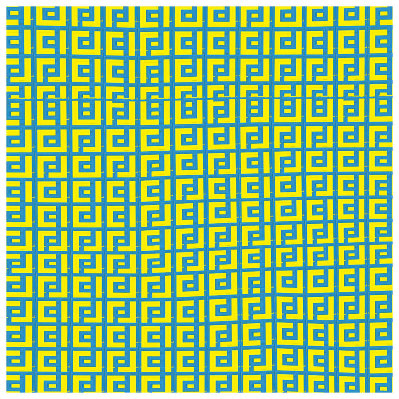 Rideaux de fenêtre bleus et grecs, voilage et rideaux occultant - 1 panneau, 50 po x 92 po - 1 panneau, Transparent