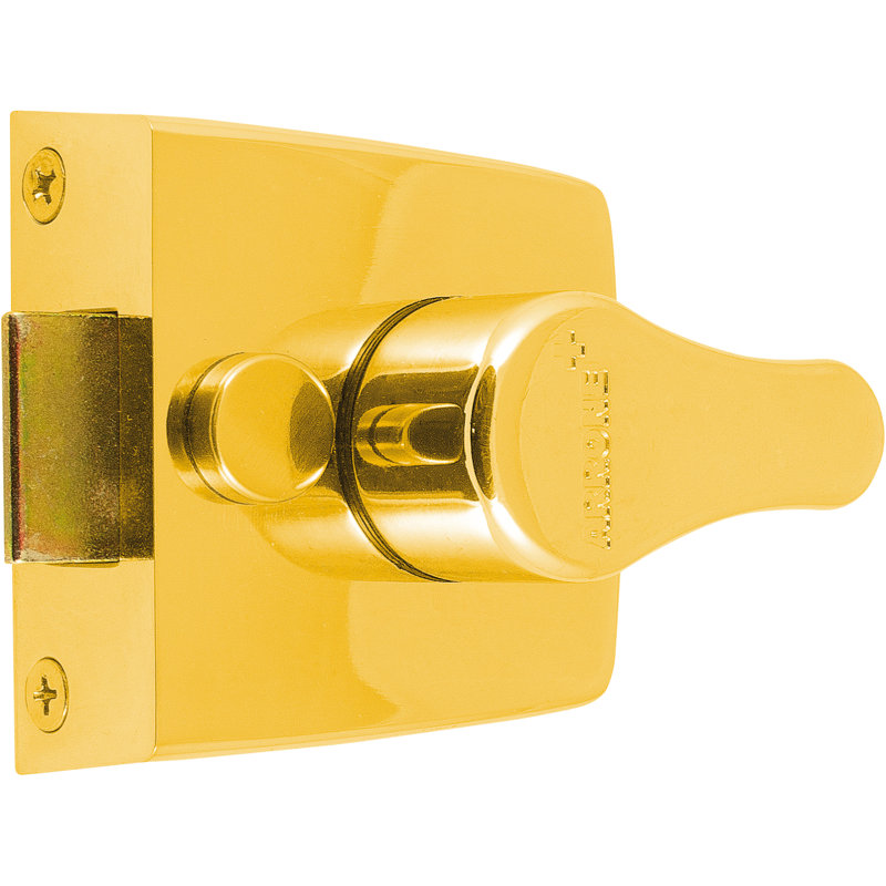 Latch Lock and Bolt, Brass