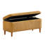Banc de rangement rembourré en polyester 39,4 po-520761480