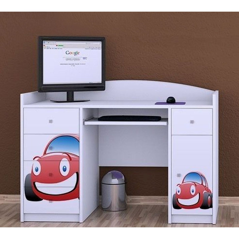 Mitzi 125cm Computer Desk, White