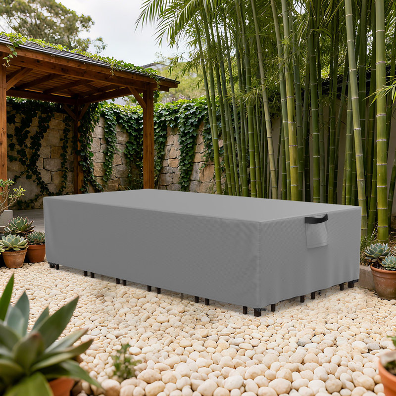 Waterproof Outdoor Lawn Patio Furniture Cover, Gray
