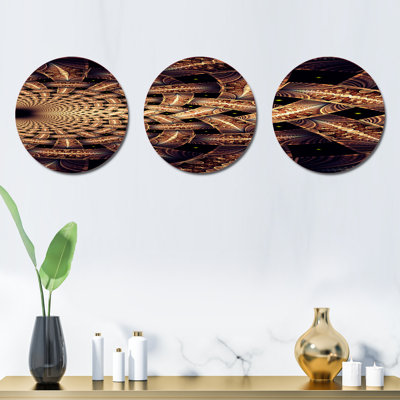 Abstract Wall Decor on Metal