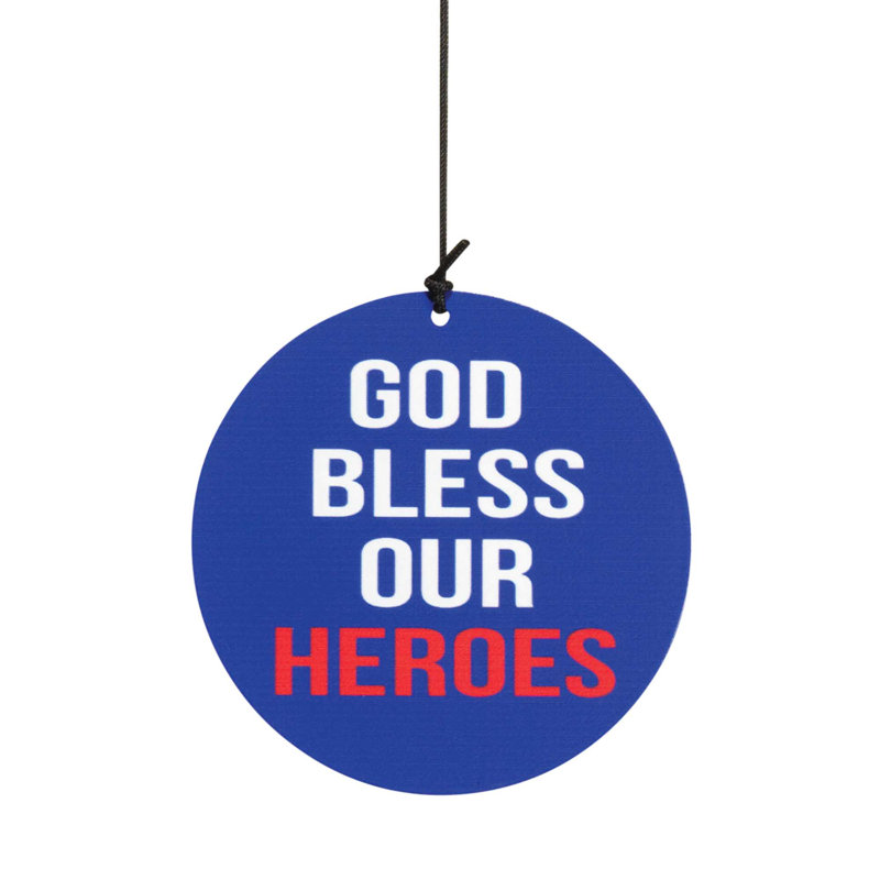 «God Bless Our Heroes Wind Chime»