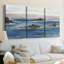 Merging the Ocean I - Toile tendue avec châssis sur mesure - 3 pièces-846697515