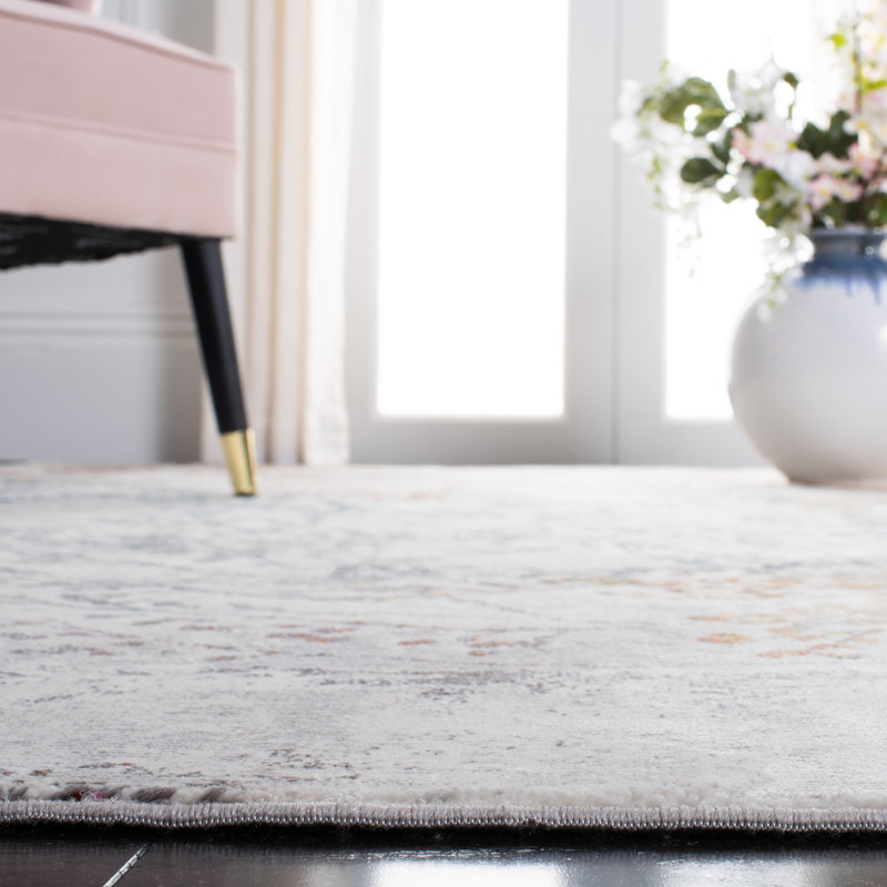 Ardeleana Performance Floral Rug, Runner 2' x 12'