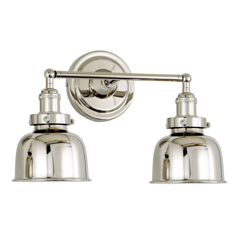 Allysyn 2 - Light Dimmable Vanity Light, Polished Nickel