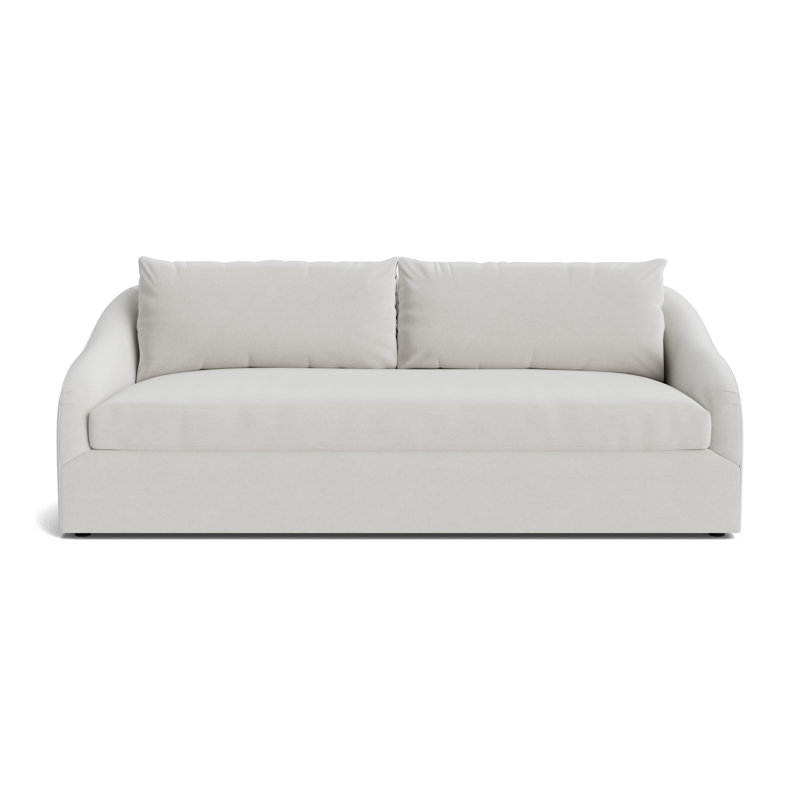 Laurel 100 Sofa, Performance Velvet - Silver